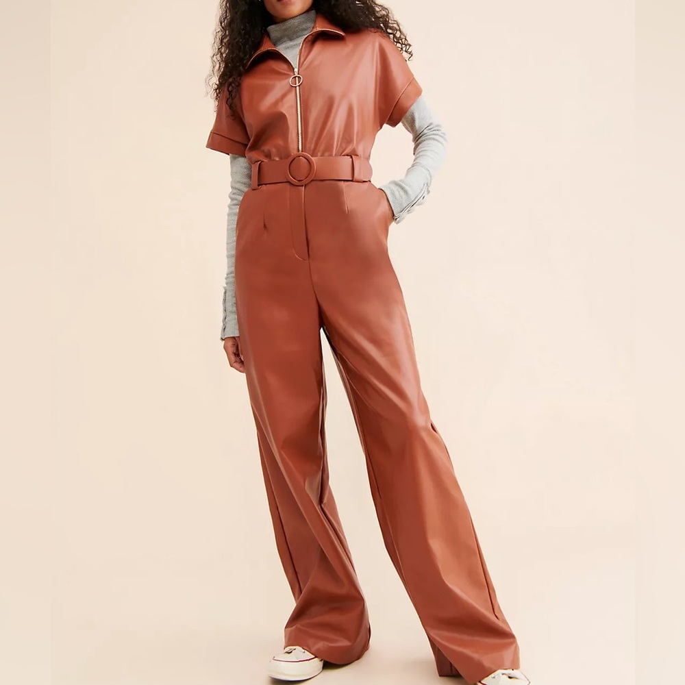 Anthropologie Hutch Jumpsuit with Belt🤍